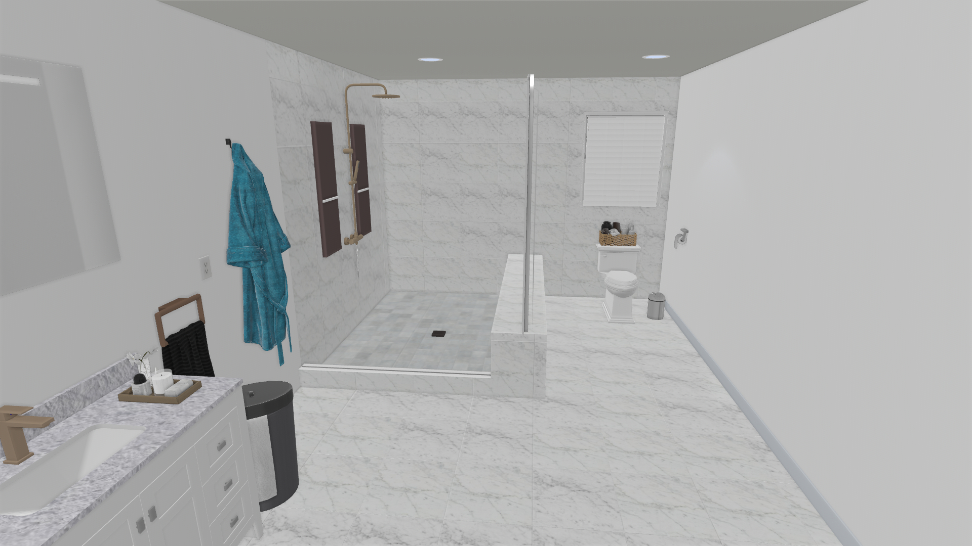 Bathroom after renovation